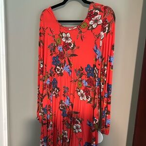 Flower print dress